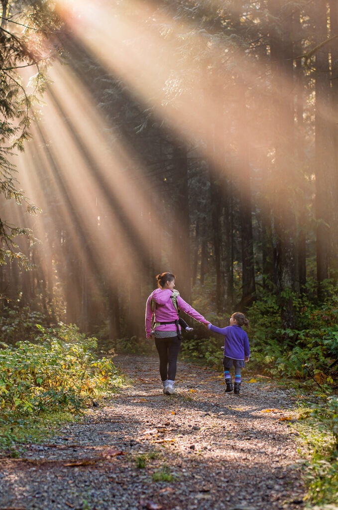 Spaziergänge Wald Kinder